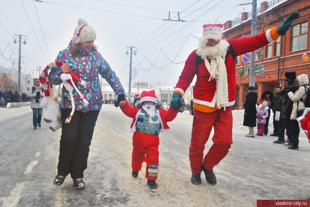 13 января во Владимире состоится VIII «Забег Дедов Морозов»