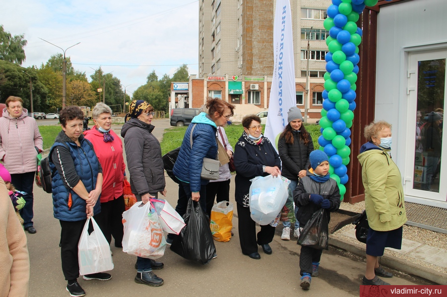Во Владимире открылся первый эко-пункт по приему раздельно накопленных отходов