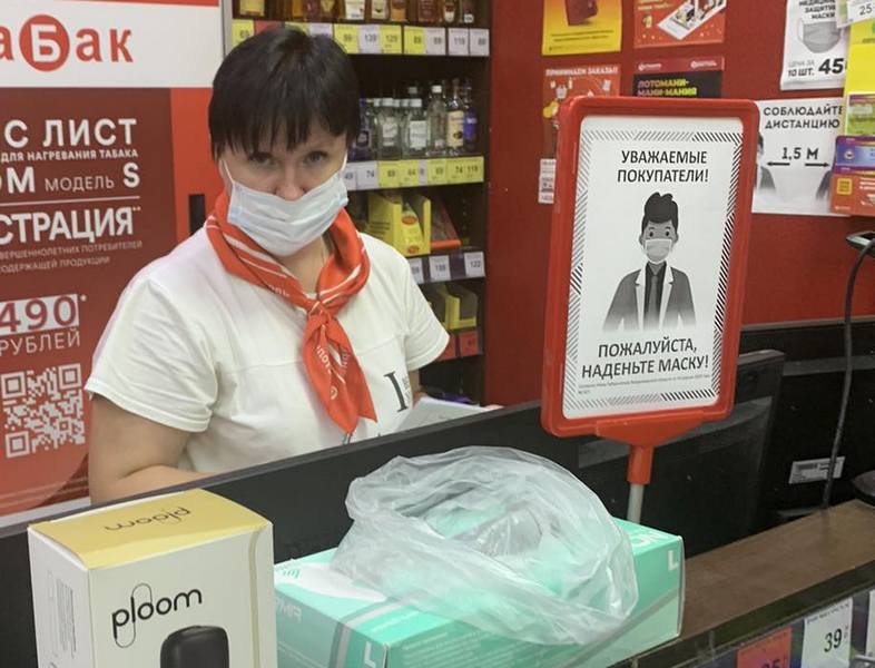 Соблюдение масочного режима в магазинах Владимира контролируется ежедневно