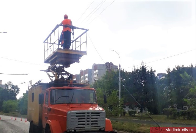 Во Владимире меняют троллейбусные провода на двух участках маршрутной сети