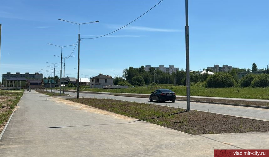Во Владимире в мкр. Юрьевец продолжается строительство дорог по нацпроекту