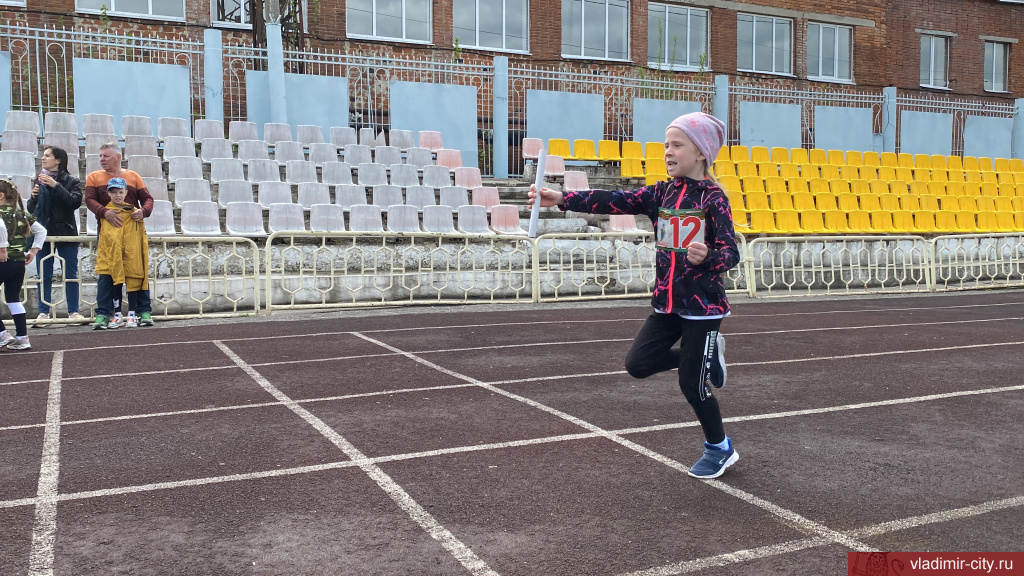 Во Владимире прошла легкоатлетическая эстафета среди дошкольников