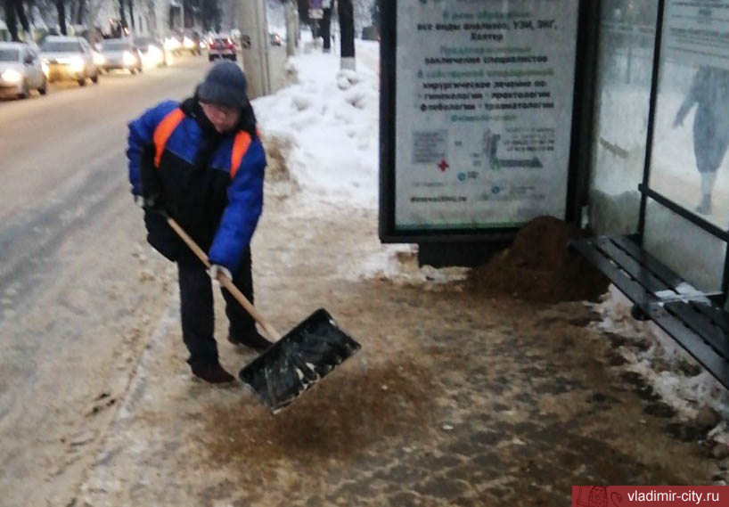 За сутки с улиц Владимира вывезено более 12000 кубометров снега