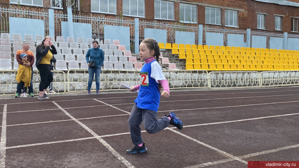 Во Владимире прошла легкоатлетическая эстафета среди дошкольников